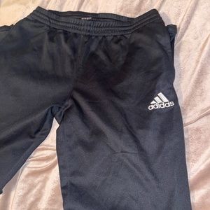 Women’s Adidas joggers with zippers Large